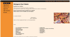 Desktop Screenshot of metzgerei-mader.profifleischer.de