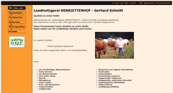 Desktop Screenshot of henriettenhof.profifleischer.de